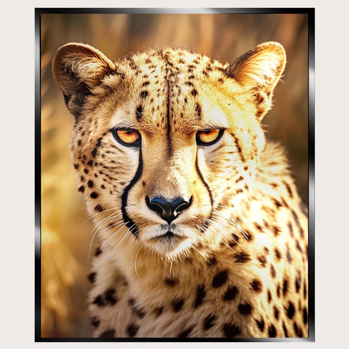 Illuminated Wall Art - African Cheetah - madaboutneon
