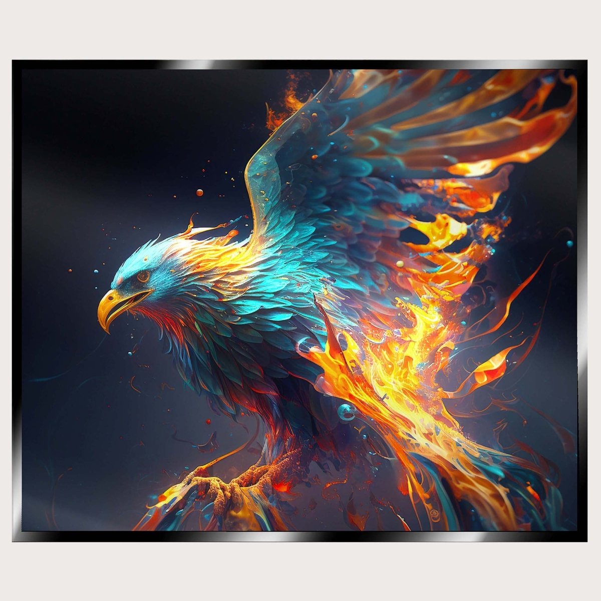 Illuminated Wall Art - Flying Eagle - madaboutneon