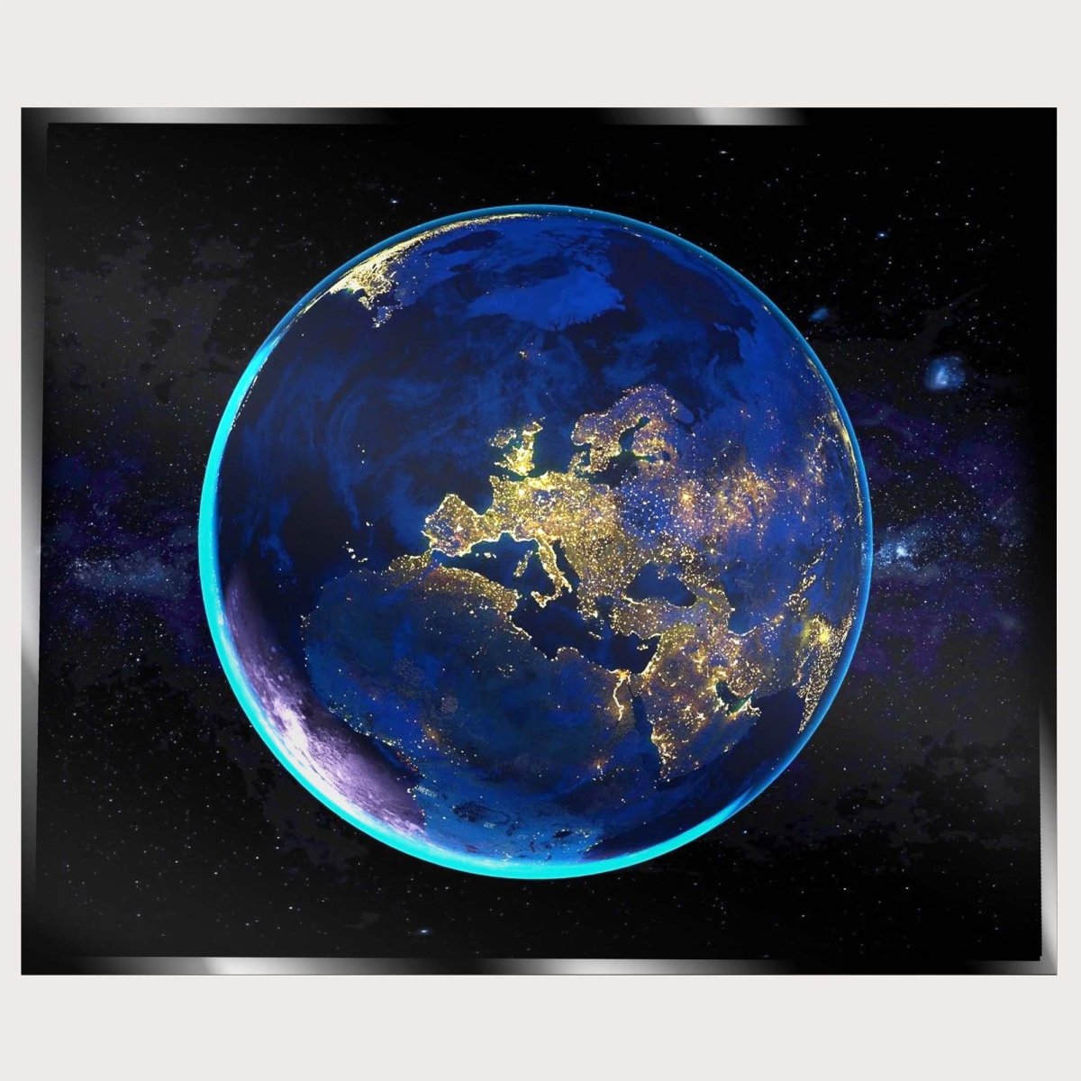 Illuminated Wall Art - Planet Earth - madaboutneon