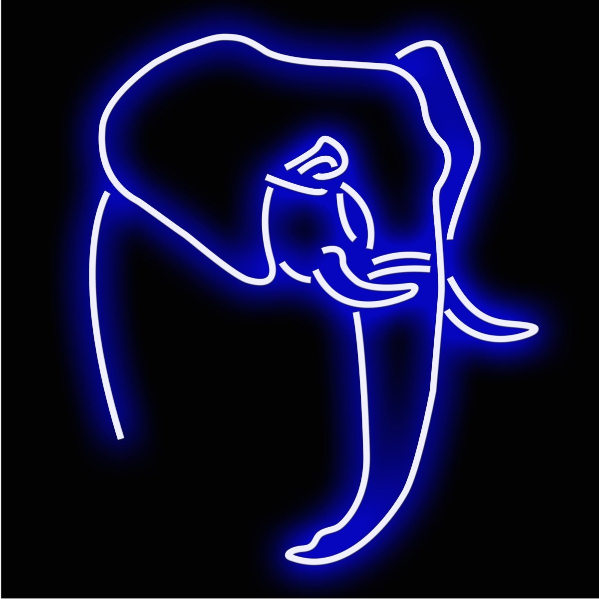Personalised LED Neon Sign BABY ELEPHANT - madaboutneon