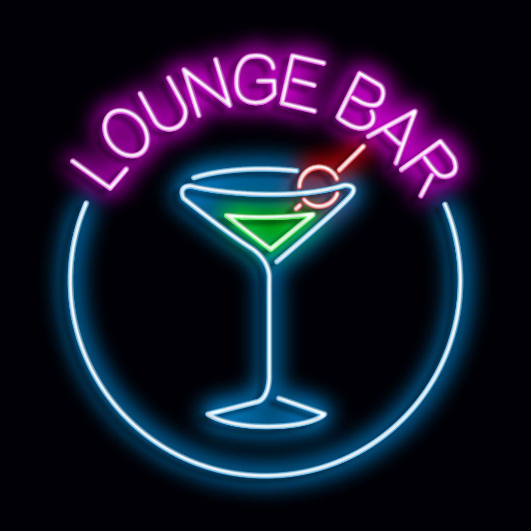 Personalised LED Neon Sign BAR LOUNGE - madaboutneon