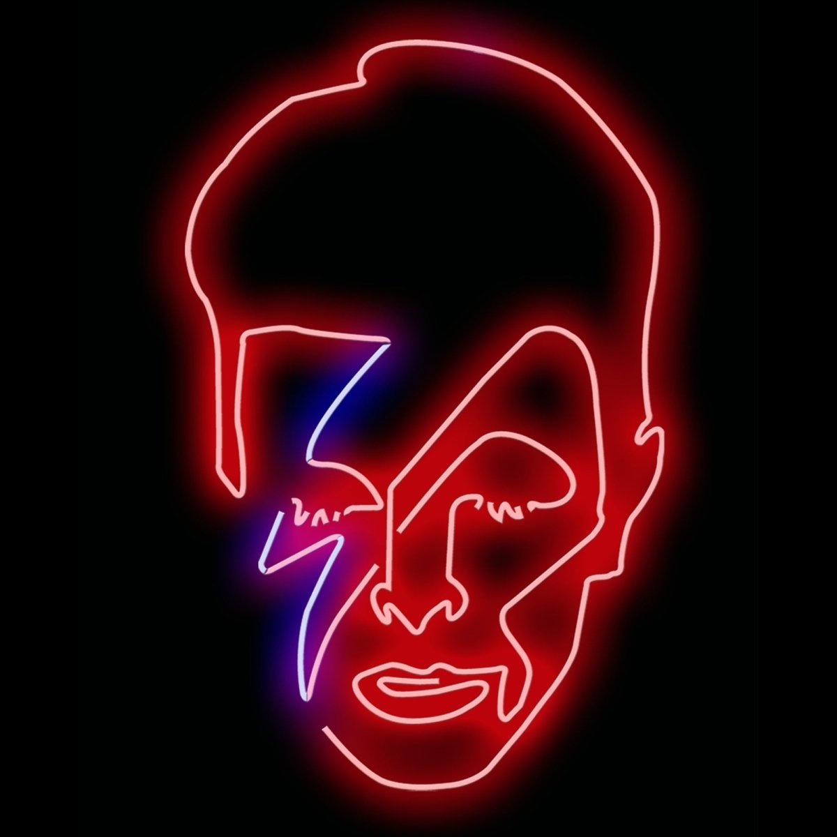 Personalised LED Neon Sign BOWIE - madaboutneon