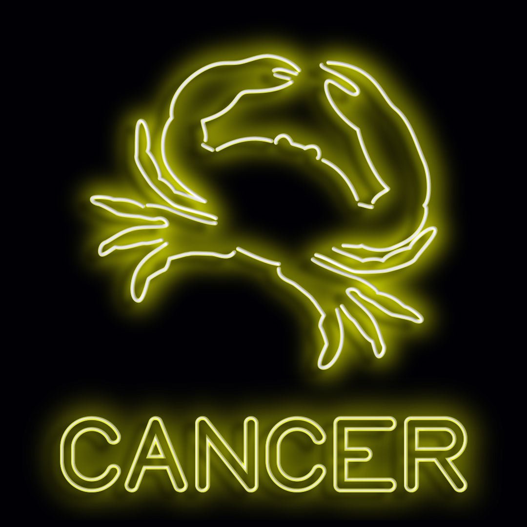 Personalised LED Neon Sign CANCER - madaboutneon