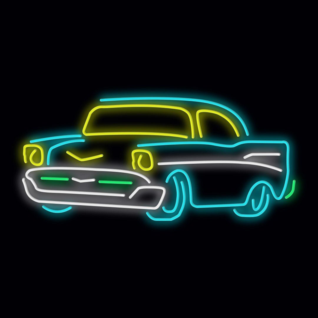 Personalised LED Neon Sign CAR 5 - madaboutneon