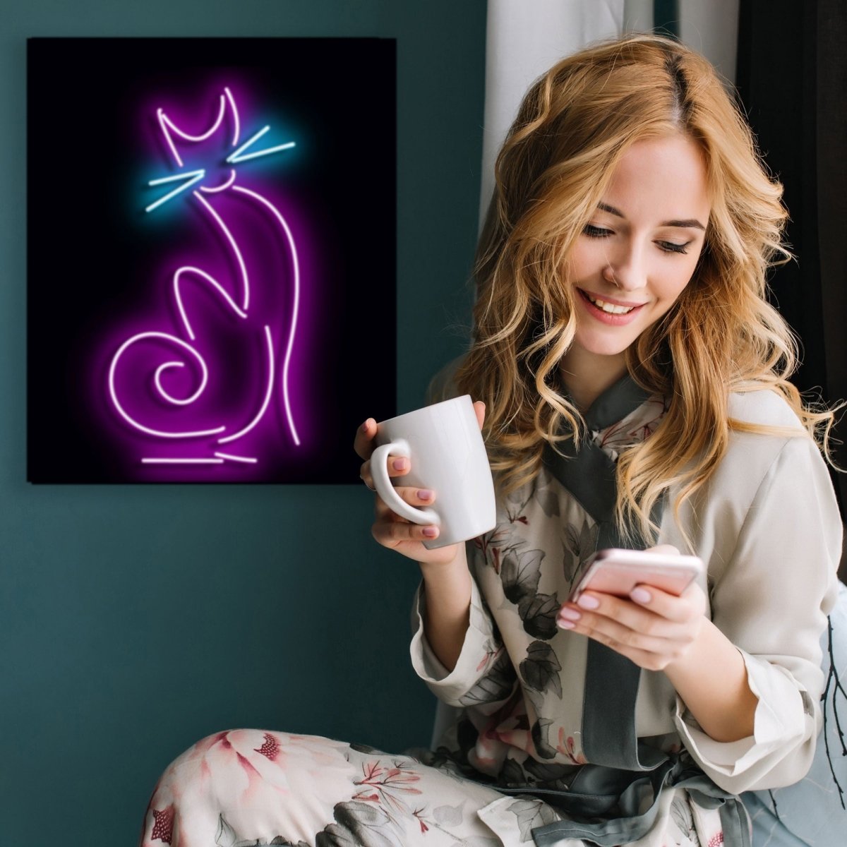 Personalised LED Neon Sign CAT - madaboutneon