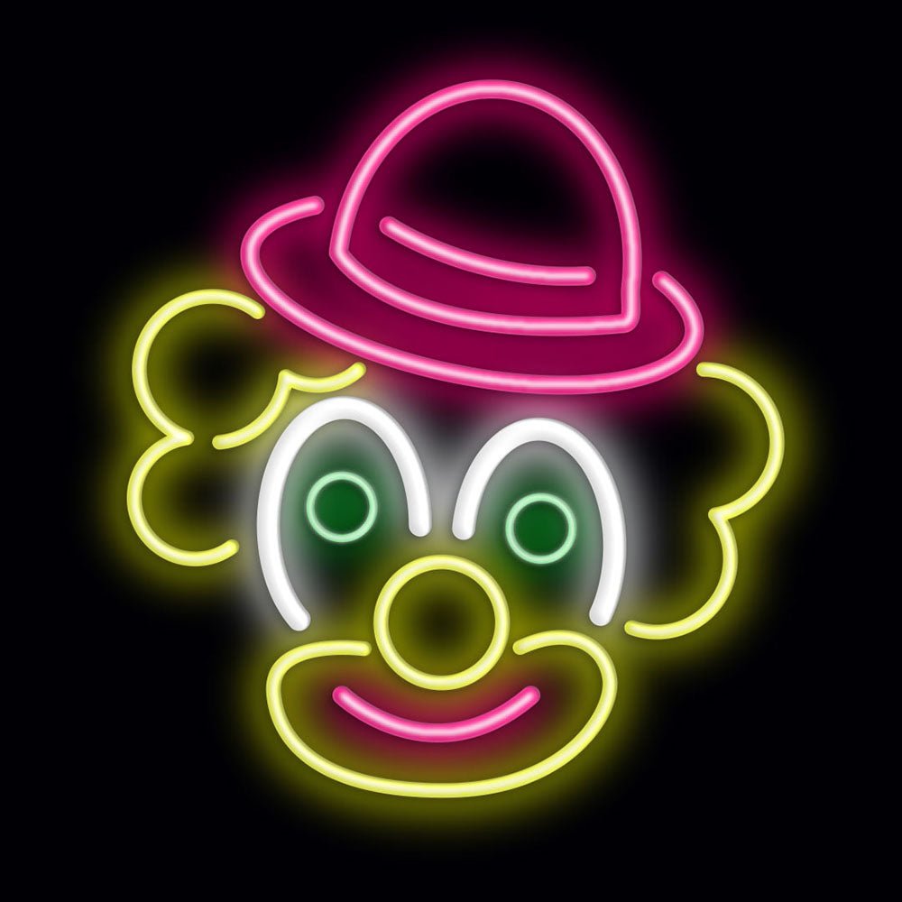 Personalised LED Neon Sign CLOWN 1 - madaboutneon