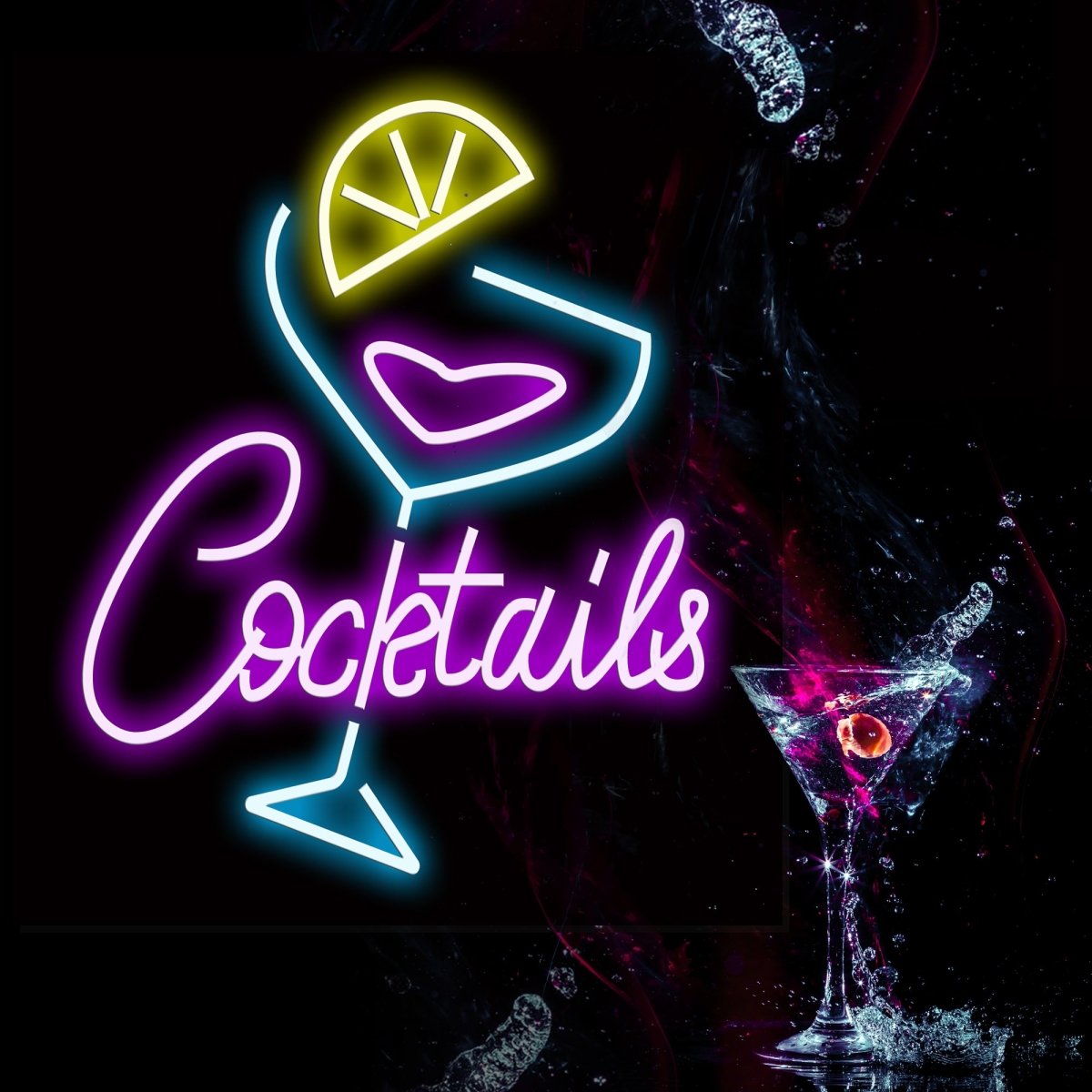 Personalised LED Neon Sign COCKTAIL 2 - madaboutneon