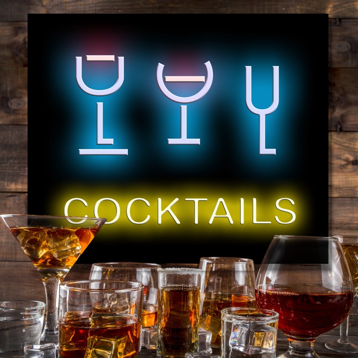 Personalised LED Neon Sign COCKTAIL 4 - madaboutneon