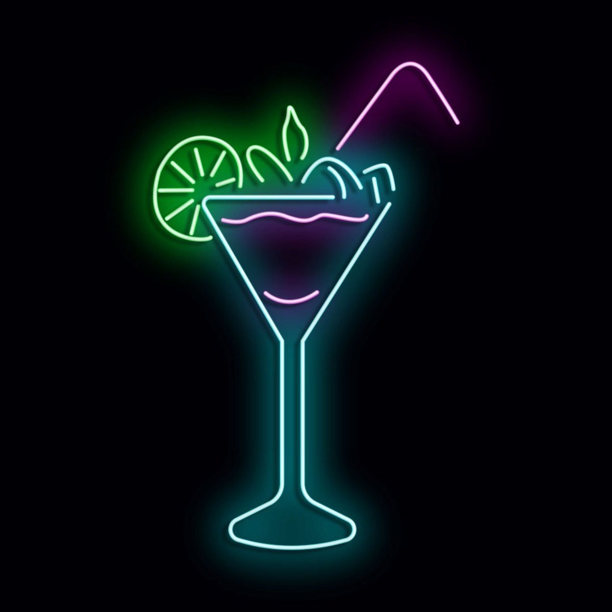 Personalised LED Neon Sign G & T2 - madaboutneon