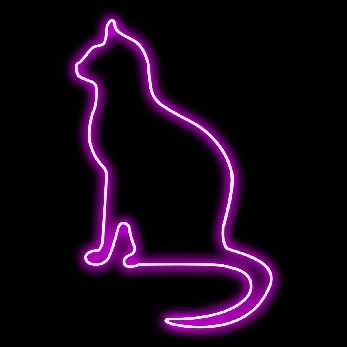 Personalised LED Neon Sign KITTY - madaboutneon