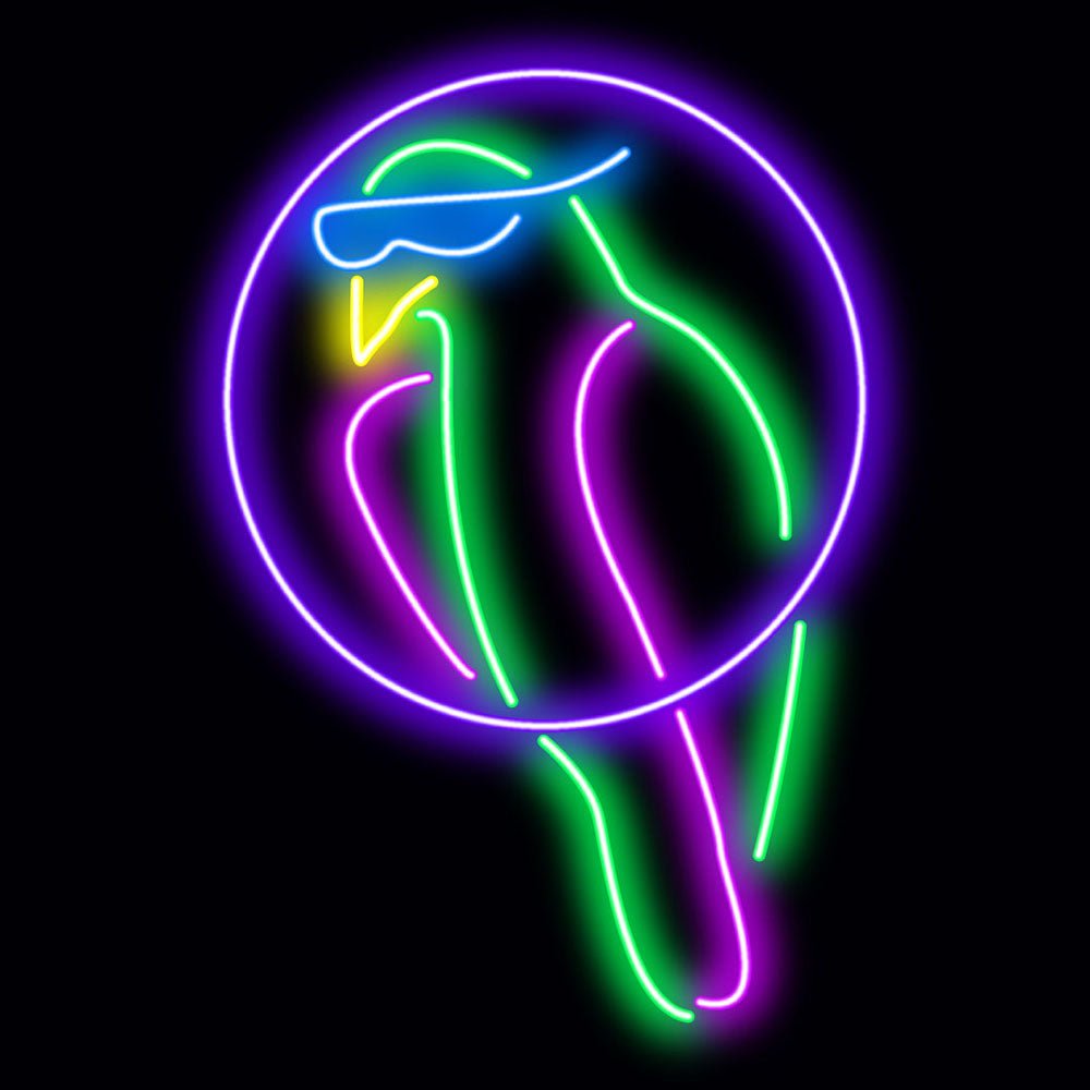 Personalised LED Neon Sign PARROT - madaboutneon
