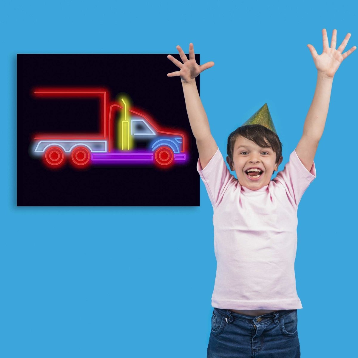 Personalised LED Neon Sign TRUCK - madaboutneon