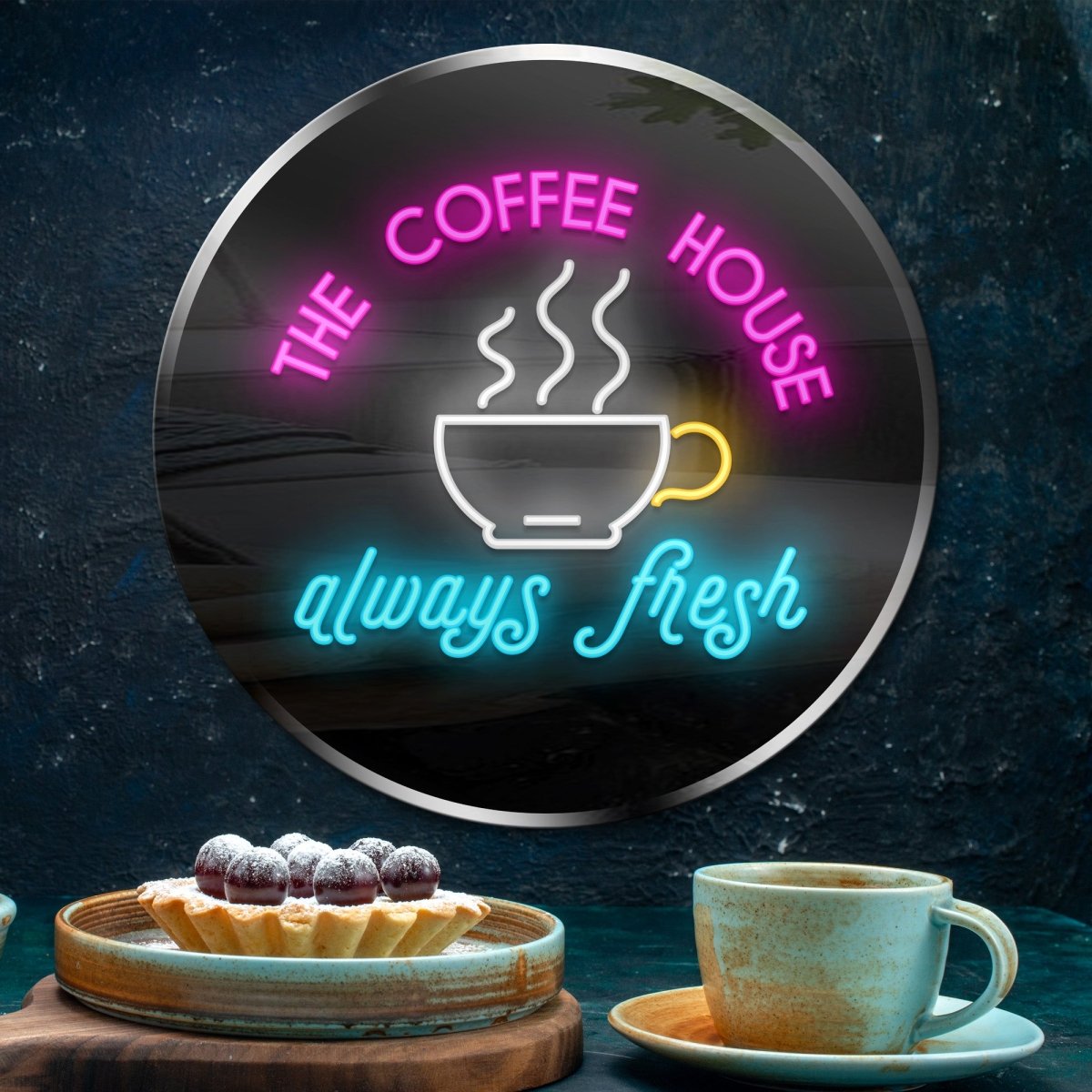 Personalized Neon Sign Coffee House Fresh - madaboutneon