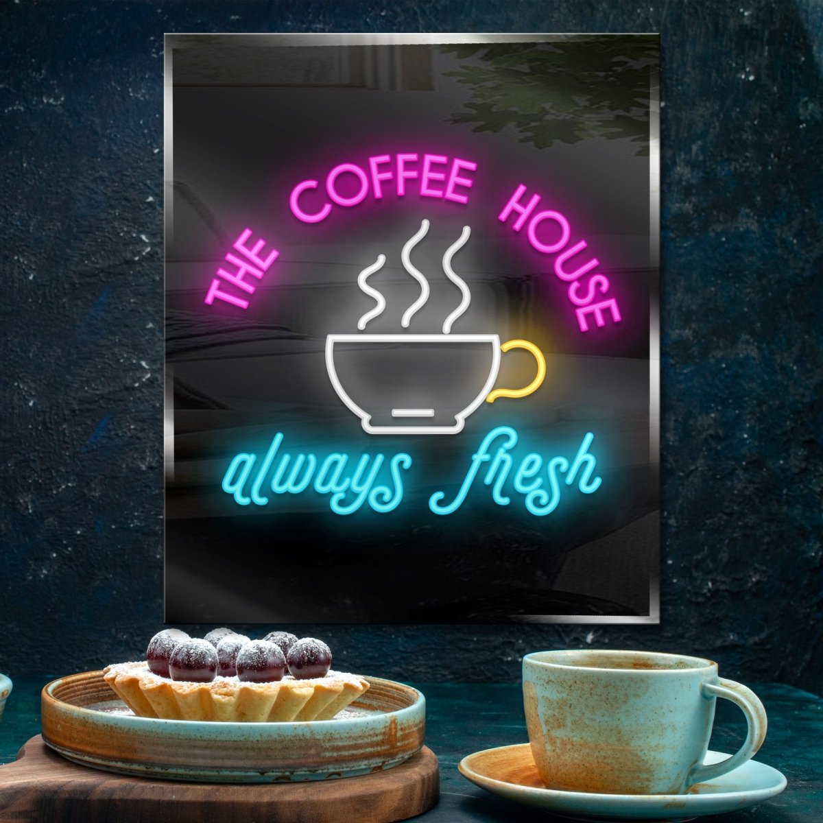 Personalized Neon Sign Coffee House Fresh - madaboutneon
