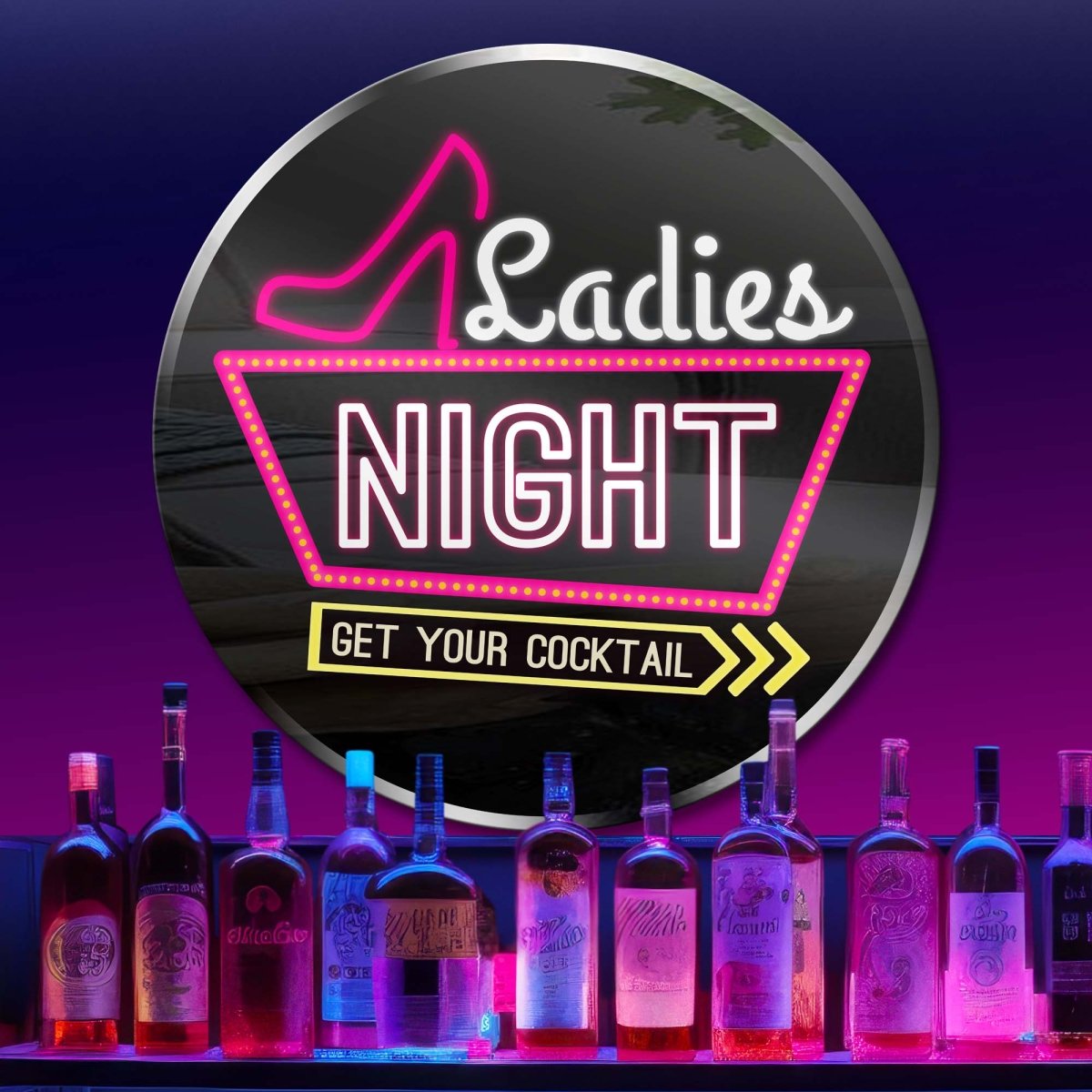 Personalized Neon Sign Ladies Night 33 - madaboutneon