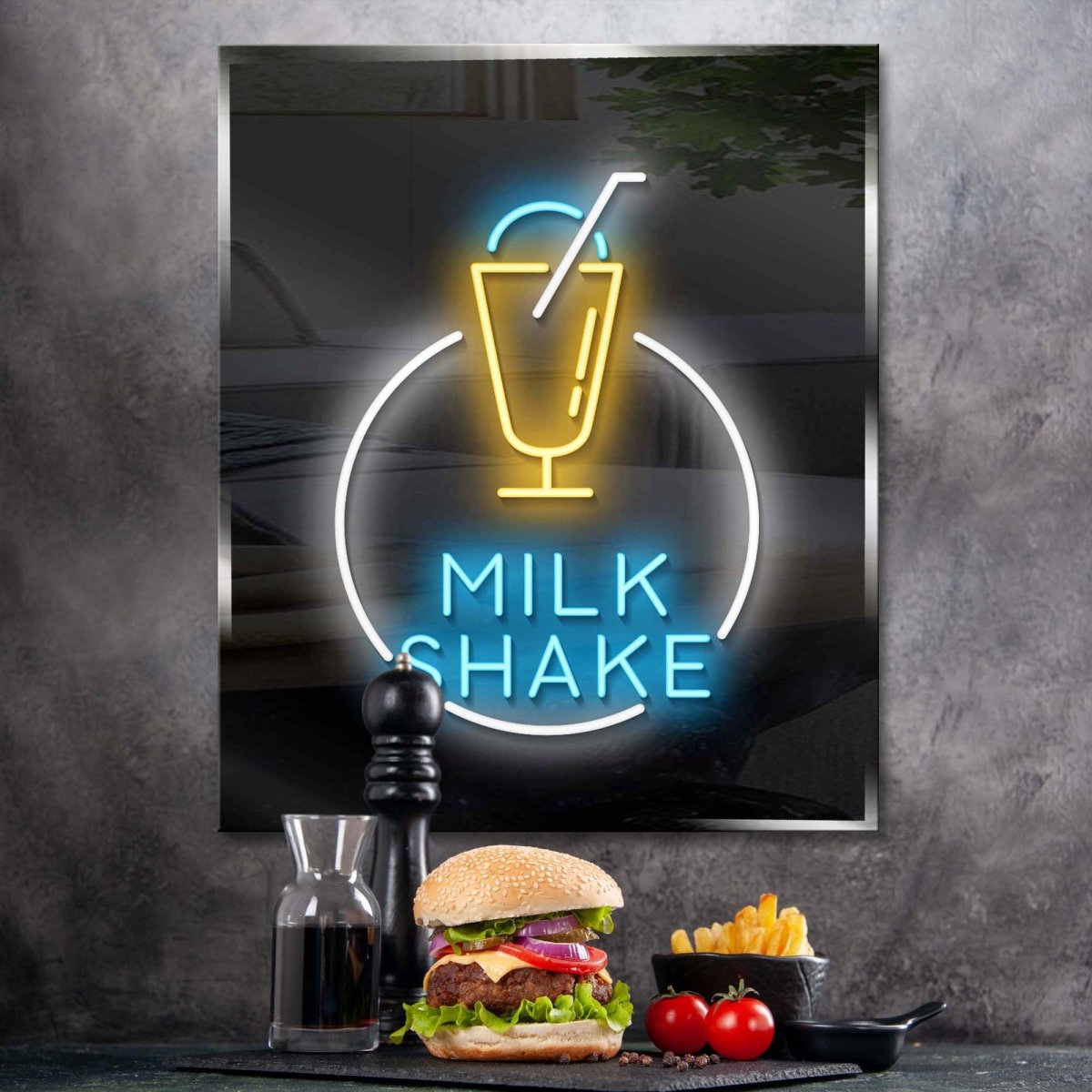 Personalized Neon Sign Milk Shake - madaboutneon