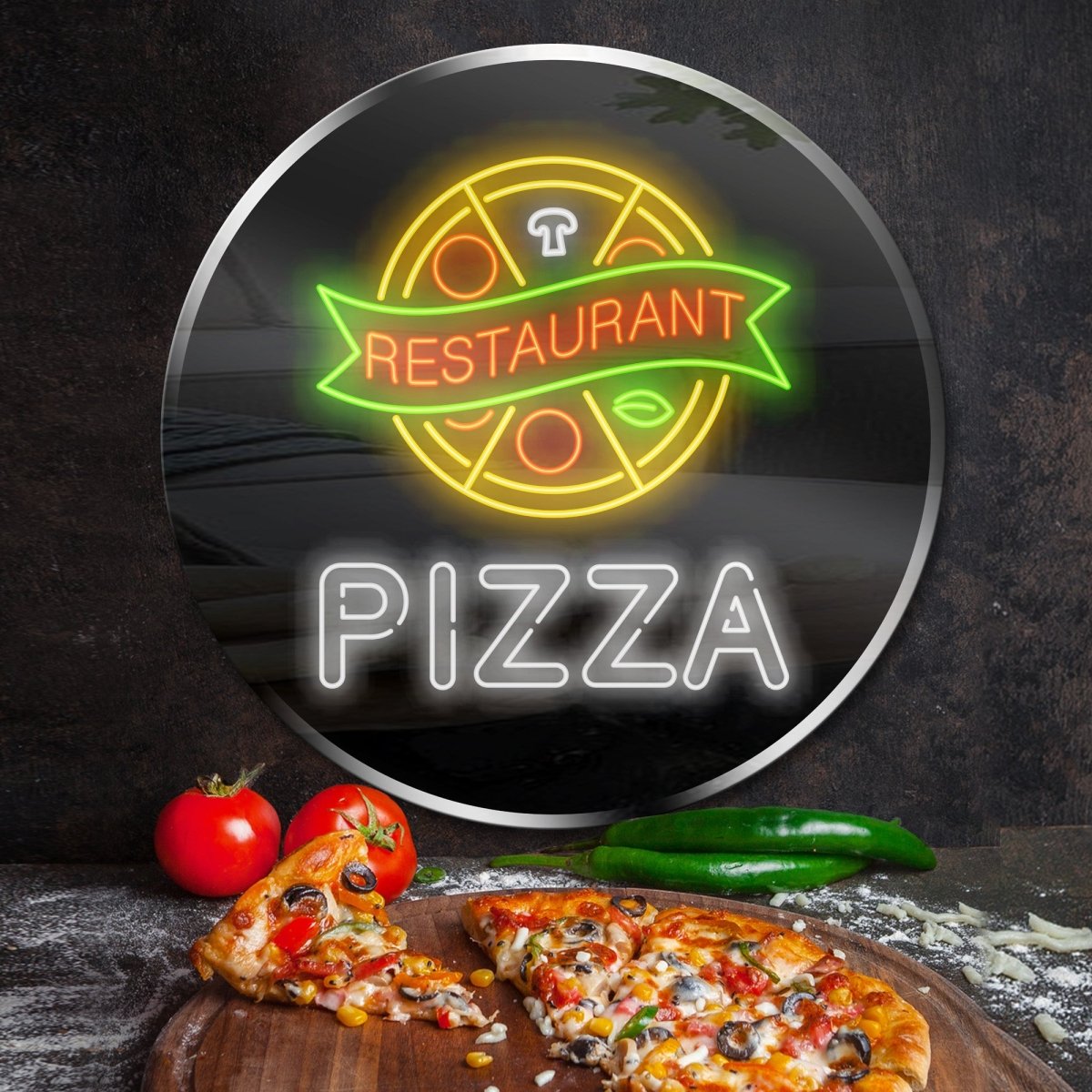 Personalized Neon Sign Pizza 42 - madaboutneon