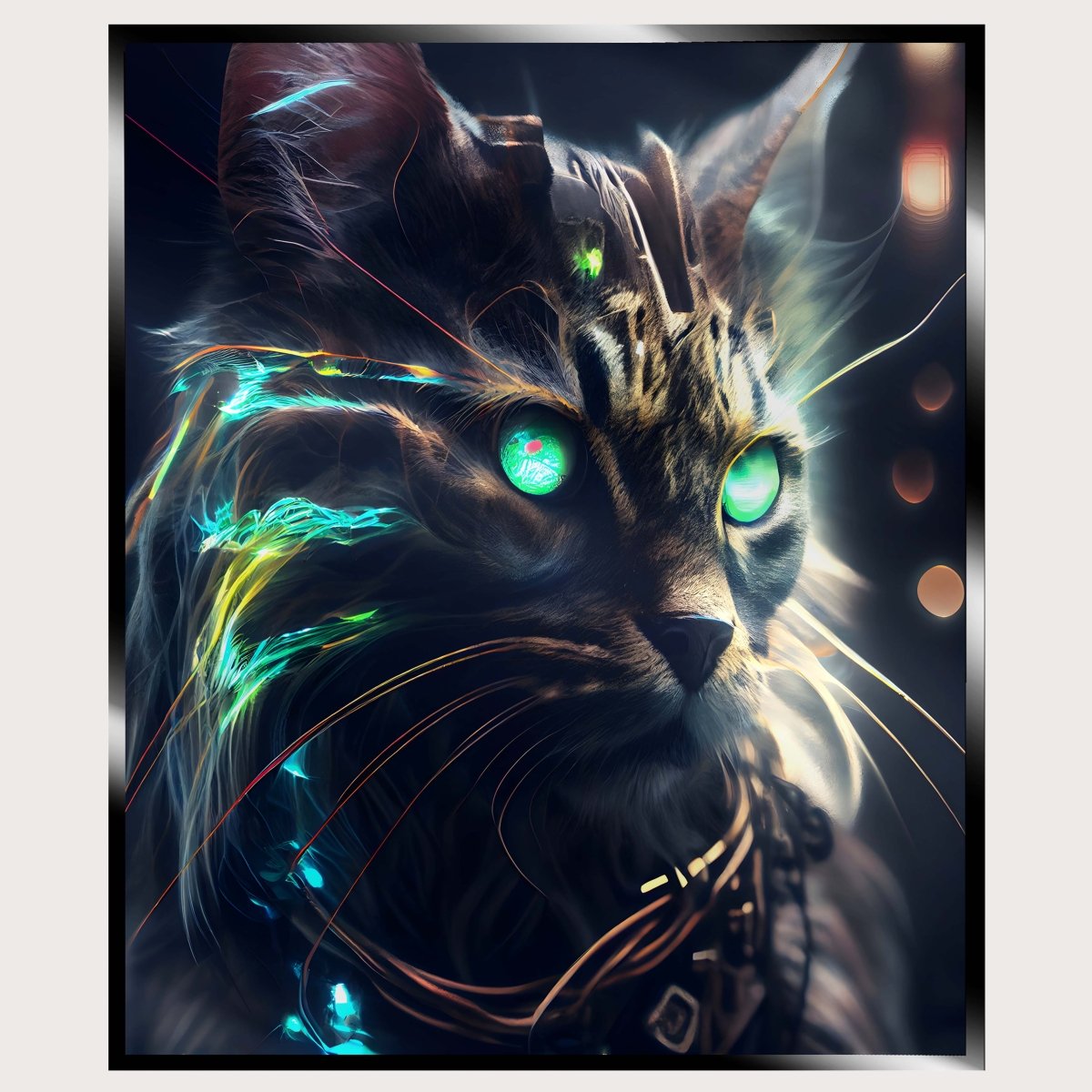 Illuminated Wall Art - Black Cat - madaboutneon