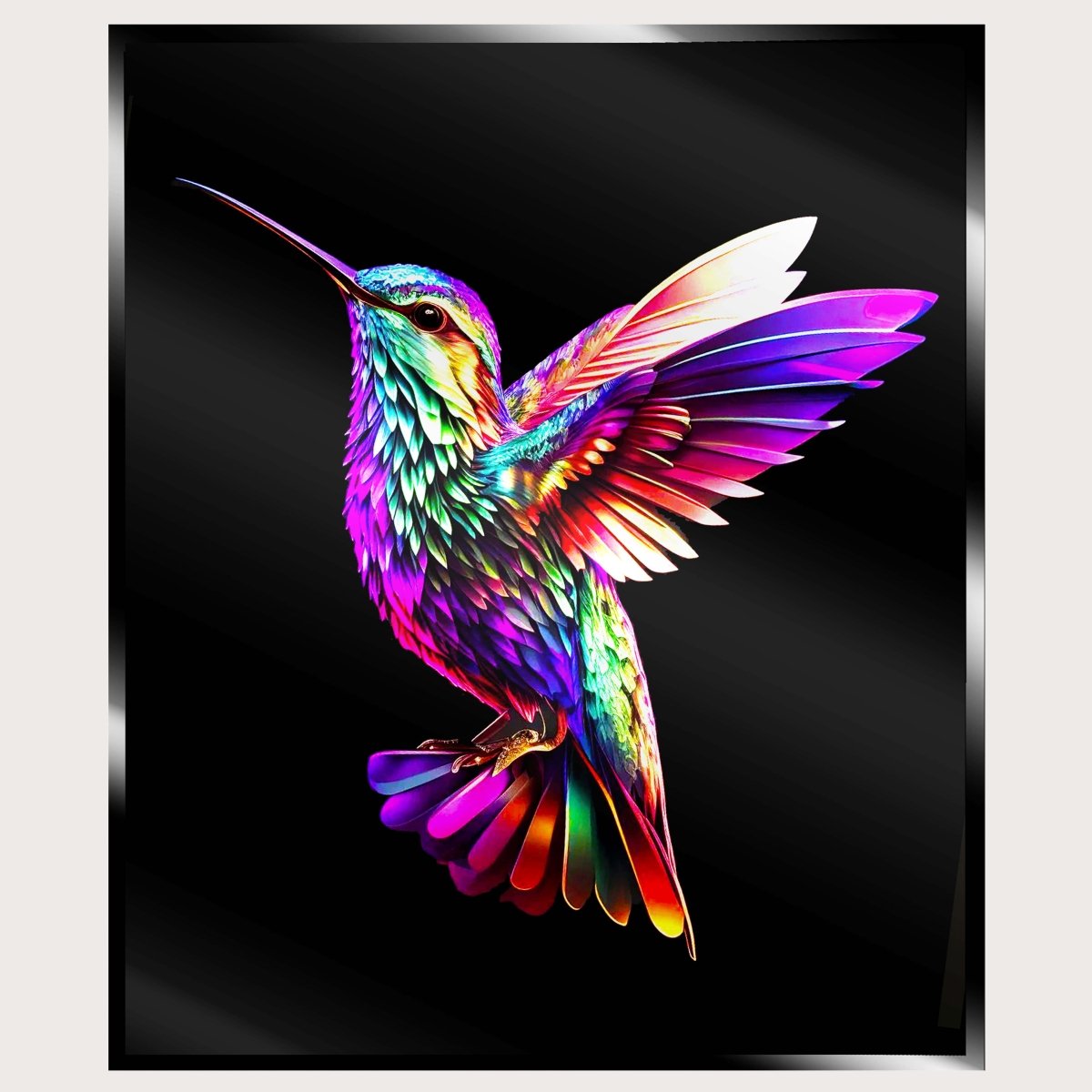 Illuminated Wall Art - Hummingbird - madaboutneon