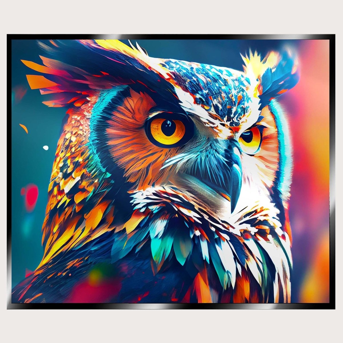 Illuminated Wall Art - Owl 3 - madaboutneon