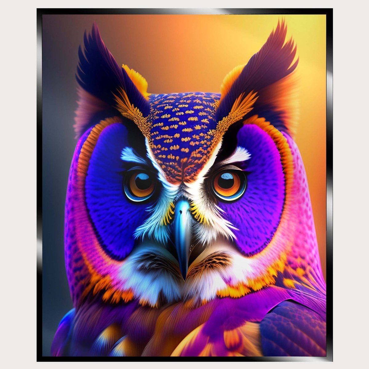 Illuminated Wall Art - Owl - madaboutneon