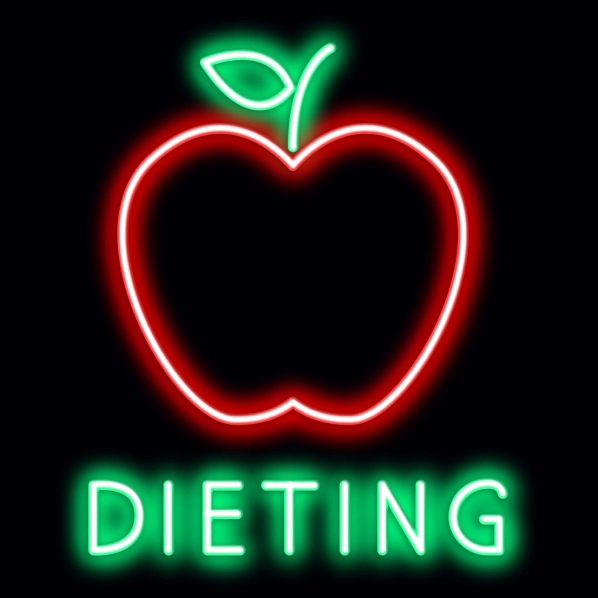 Personalised LED Neon Sign APPLE - madaboutneon