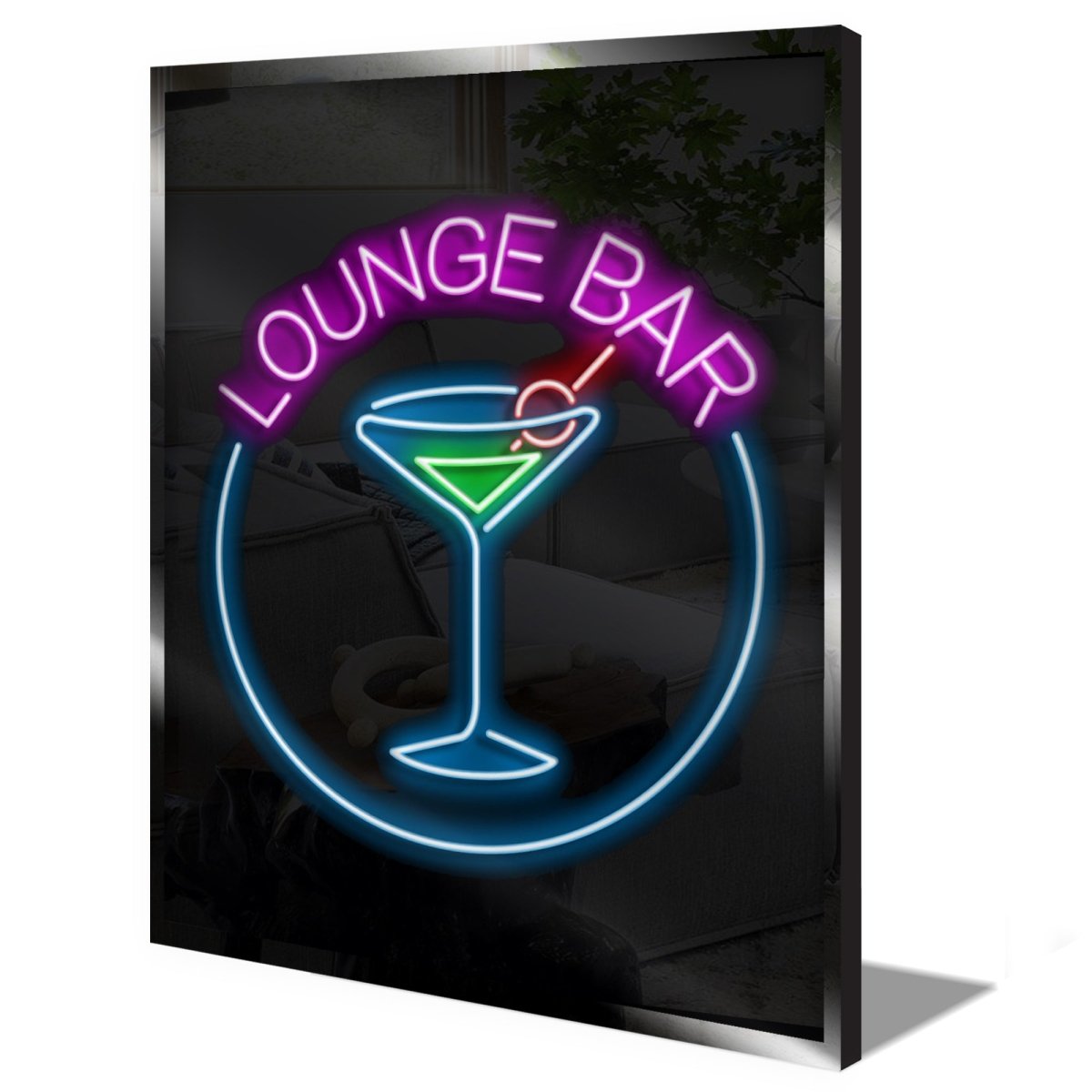 Personalised LED Neon Sign BAR LOUNGE - madaboutneon
