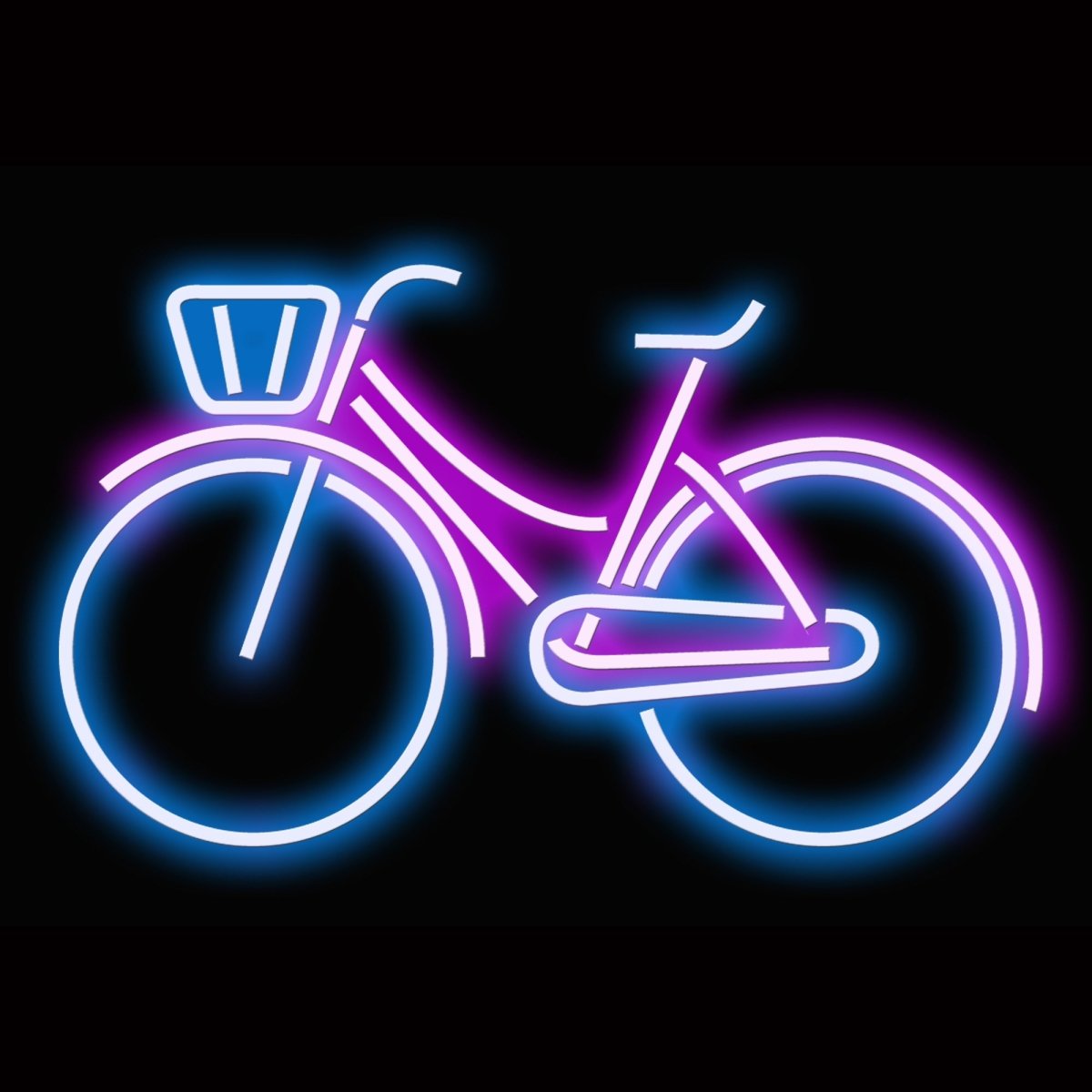 Personalised LED Neon Sign BICYCLE PINK - madaboutneon