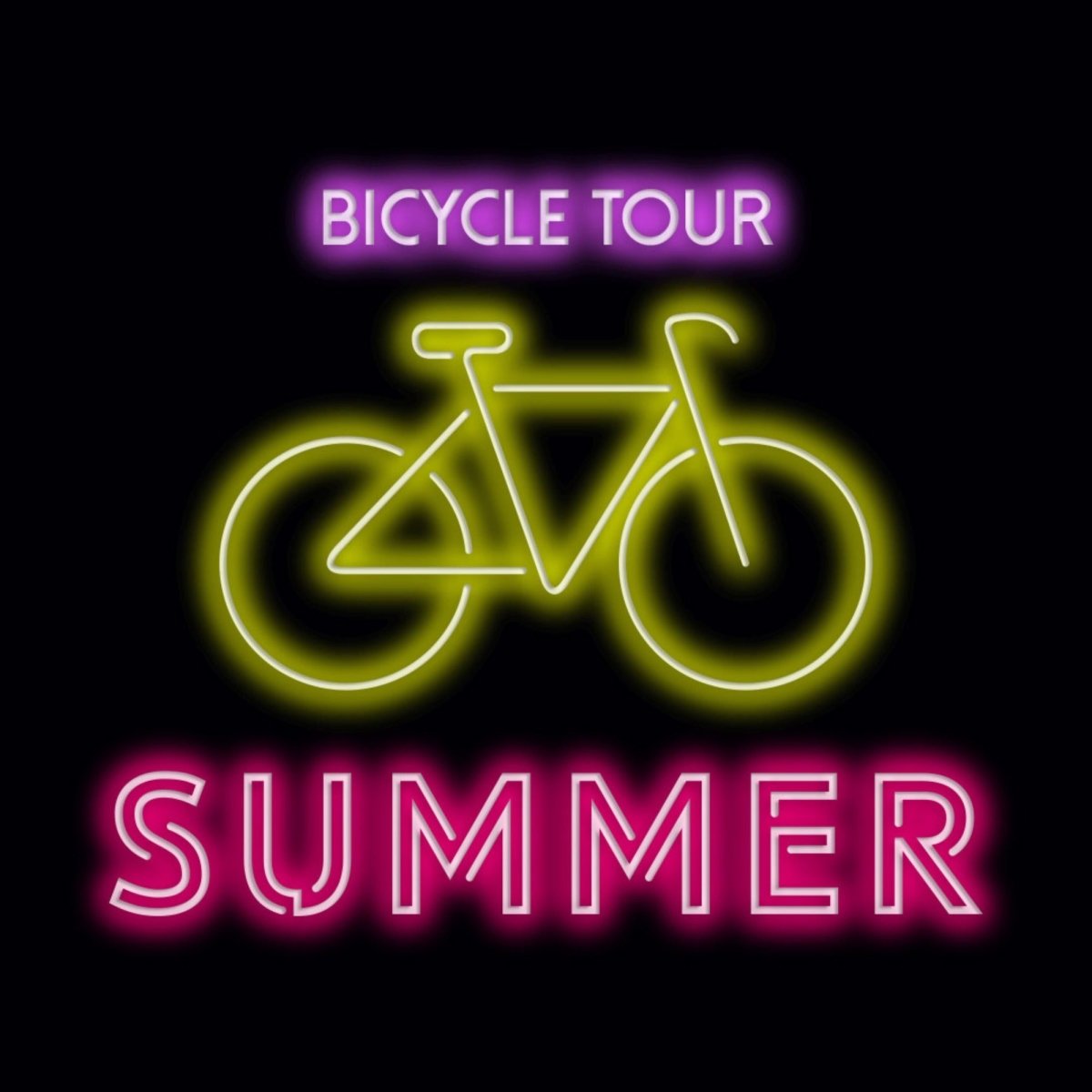 Personalised LED Neon Sign BIKE 1 - madaboutneon