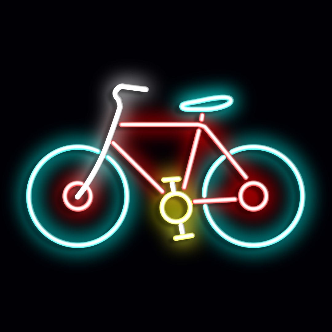 Personalised LED Neon Sign BIKE 5 - madaboutneon
