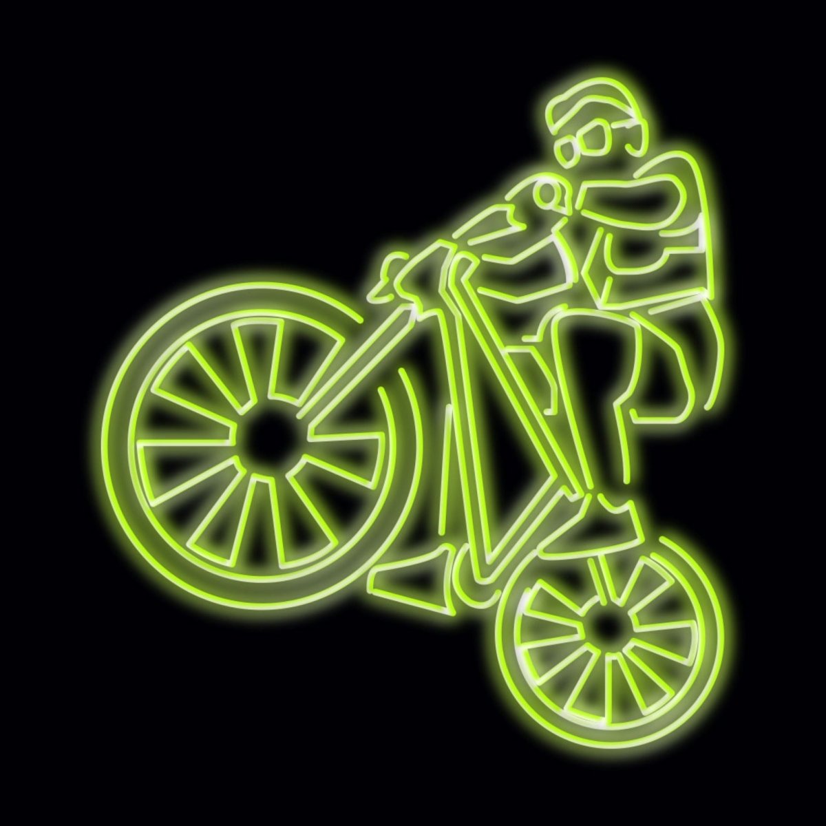 Personalised LED Neon Sign BIKER 3 - madaboutneon