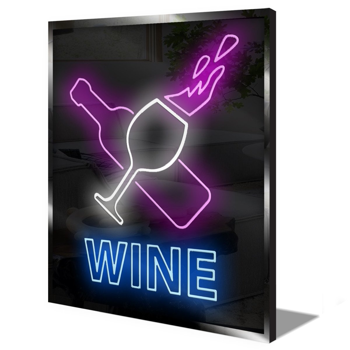 Personalised LED Neon Sign BOTTLE GLASS - madaboutneon