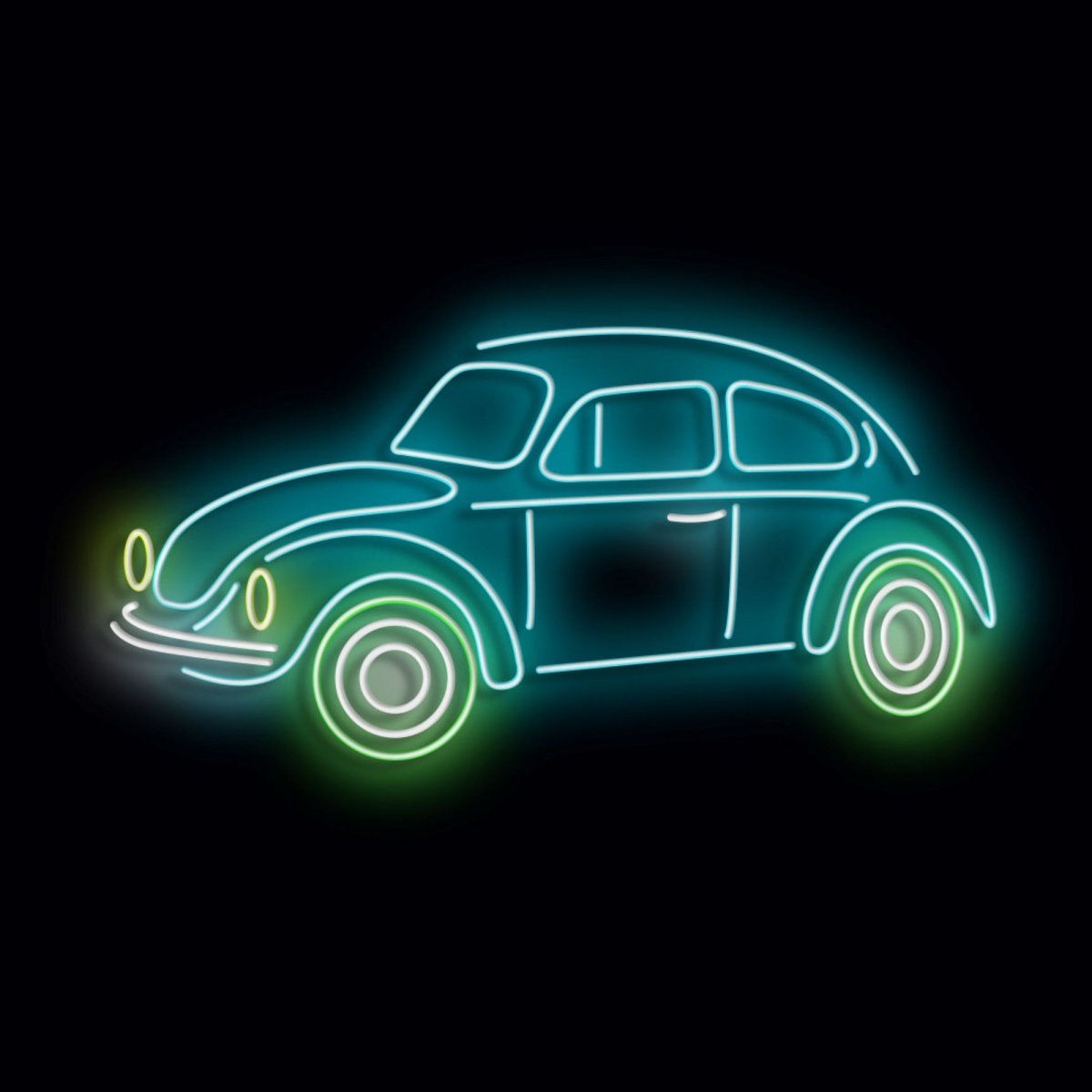 Personalised LED Neon Sign CAR 1 - madaboutneon