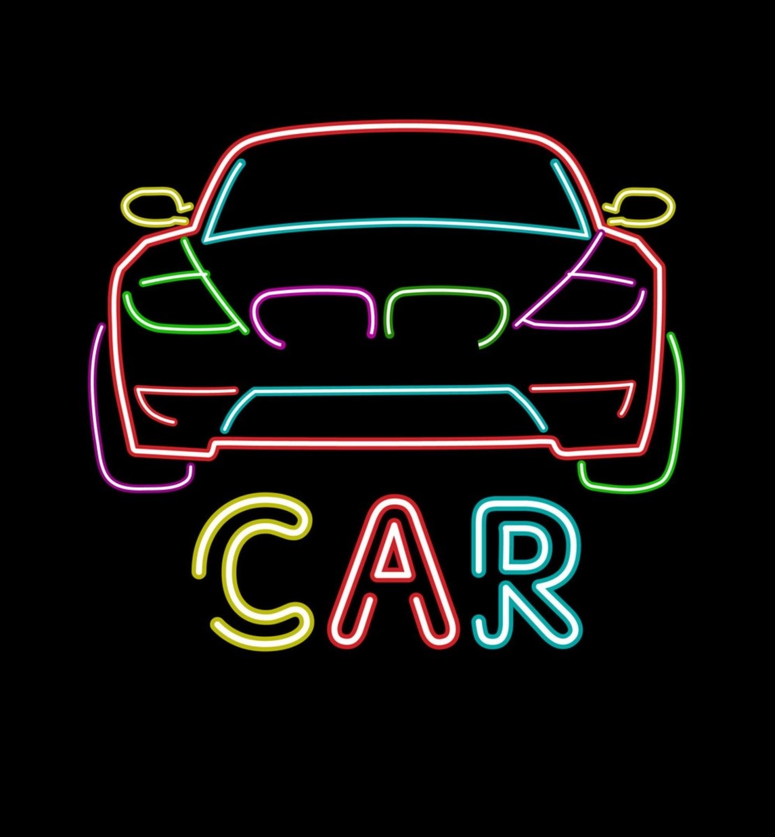 Personalised LED Neon Sign CAR 7 - madaboutneon