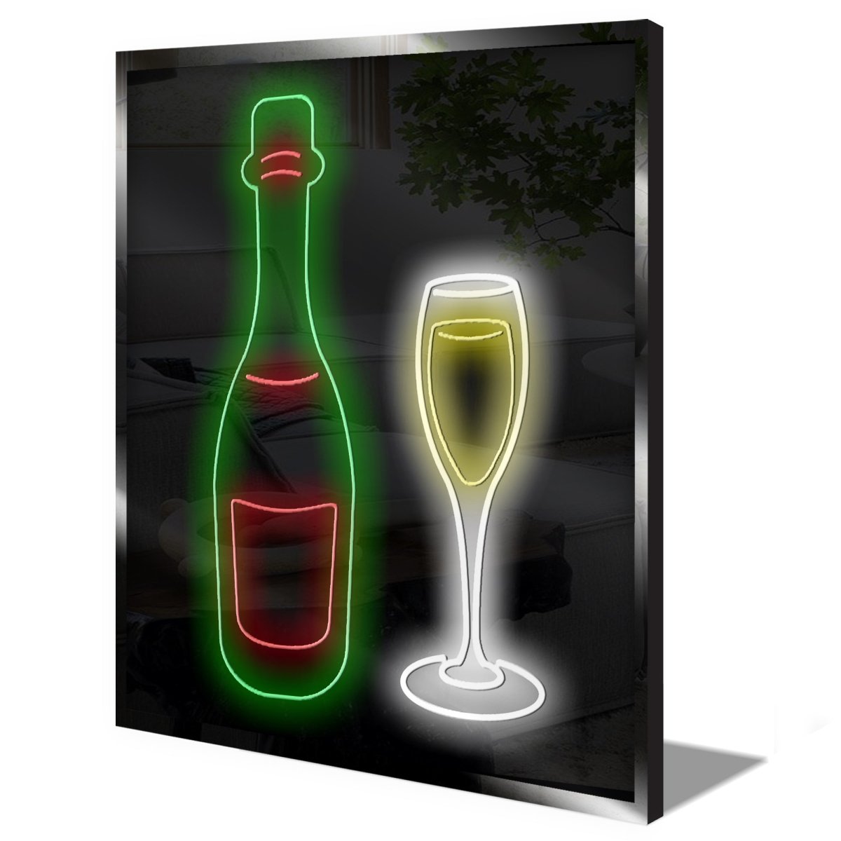 Personalised LED Neon Sign CHAMPAGNE - madaboutneon