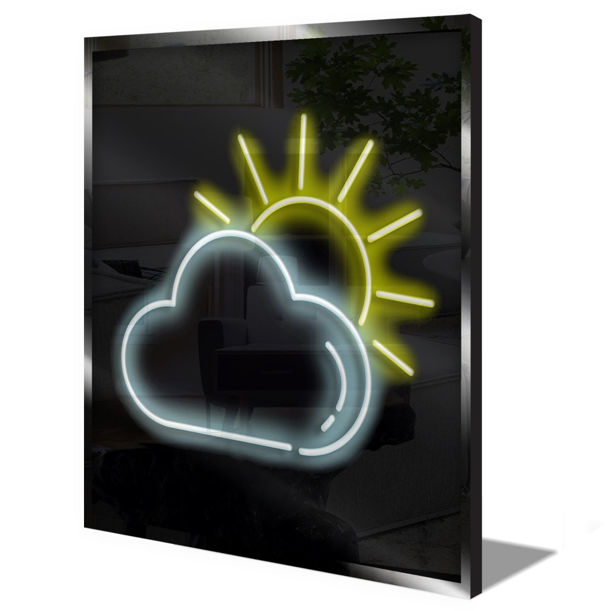 Personalised LED Neon Sign CLOUD / SUN - madaboutneon