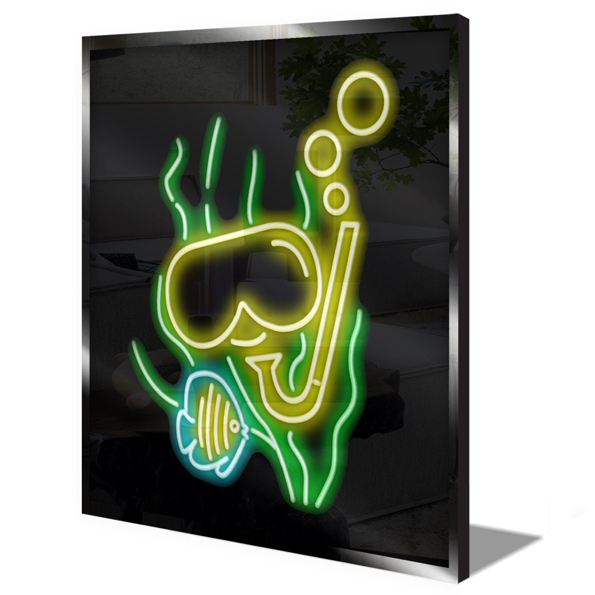 Personalised LED Neon Sign DIVING - madaboutneon