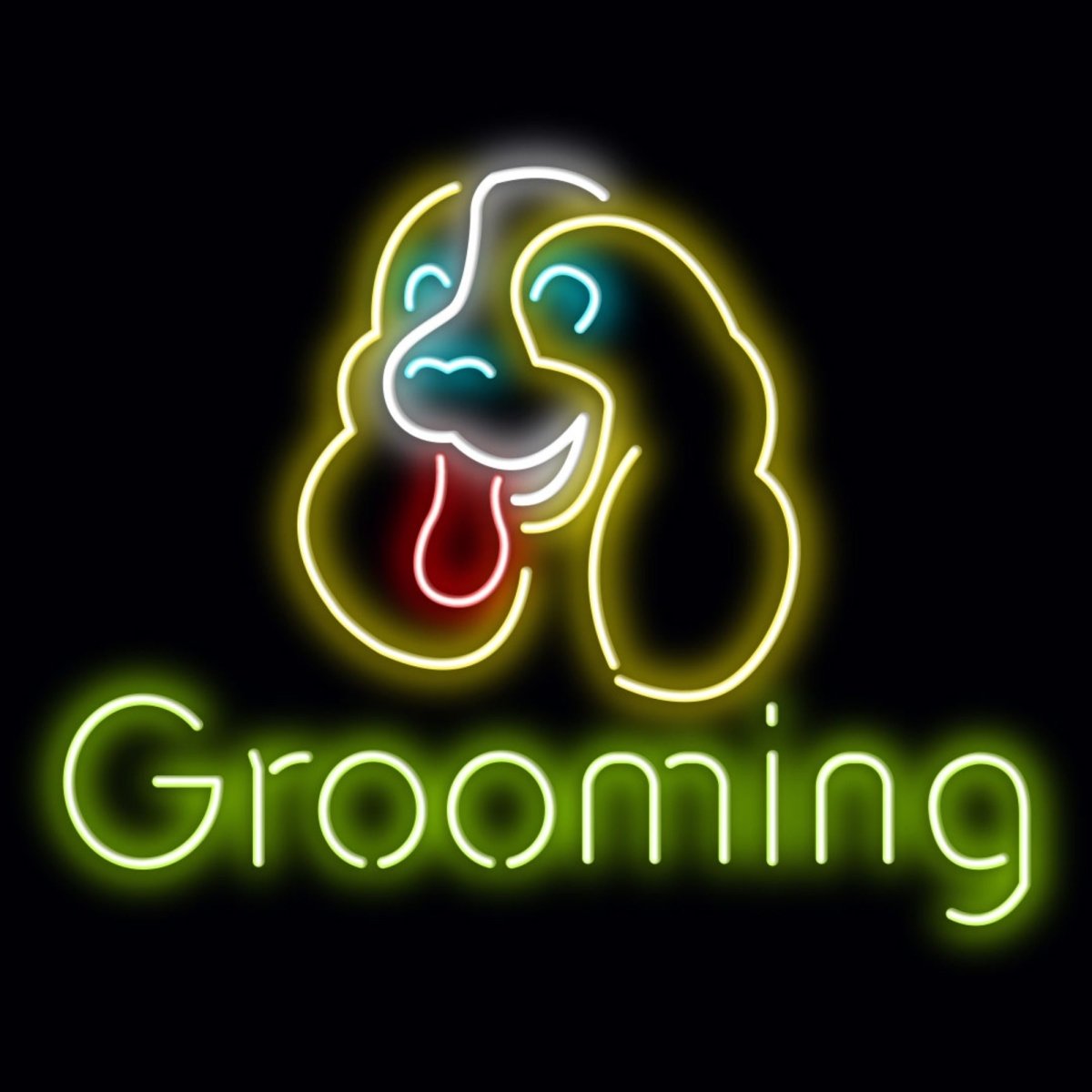 Personalised LED Neon Sign DOG 1 - madaboutneon