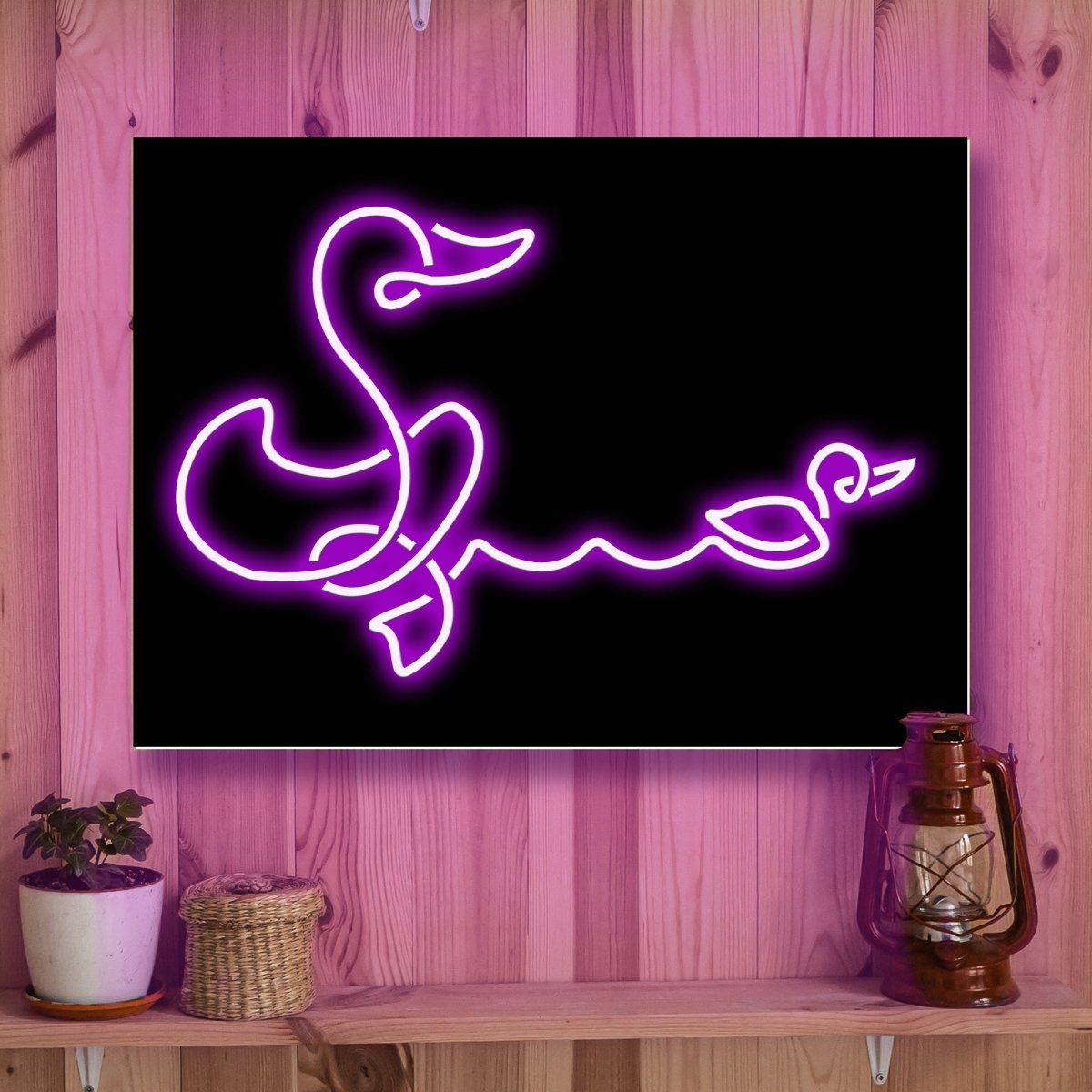 Personalised LED Neon Sign DUCKNDUCKLING - madaboutneon
