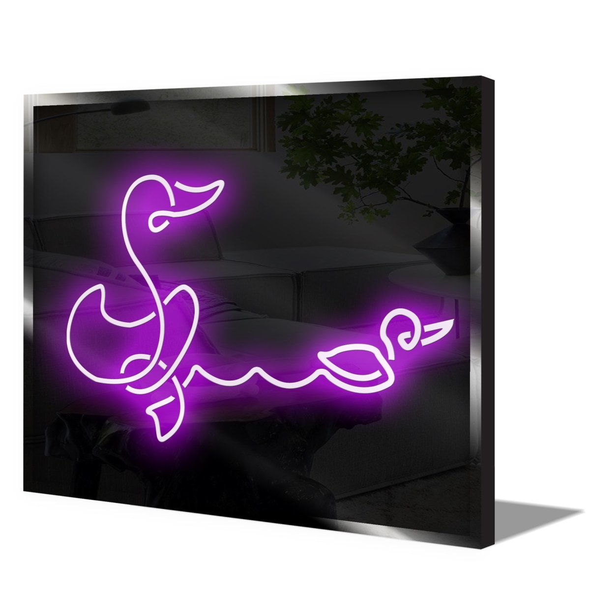 Personalised LED Neon Sign DUCKNDUCKLING - madaboutneon