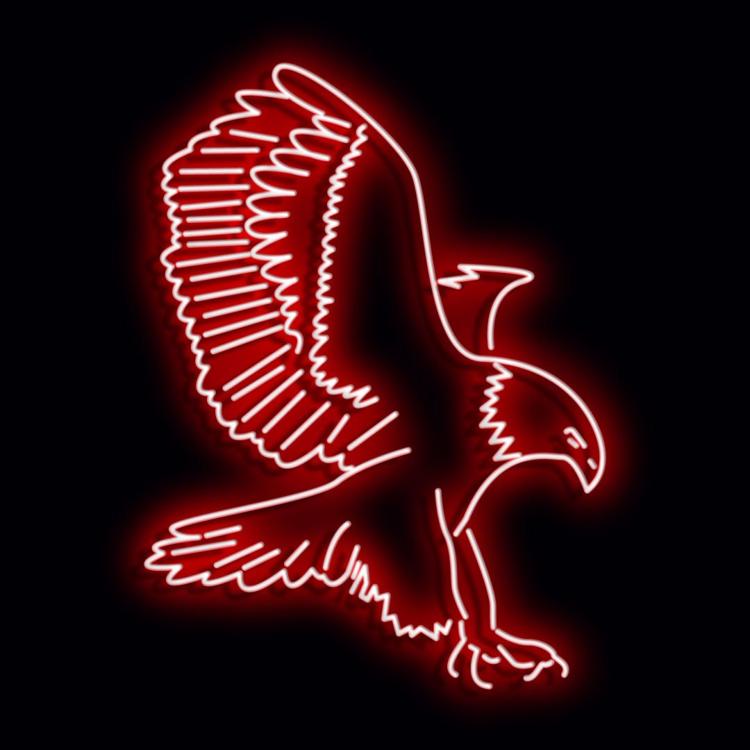 Personalised LED Neon Sign EAGLE - madaboutneon