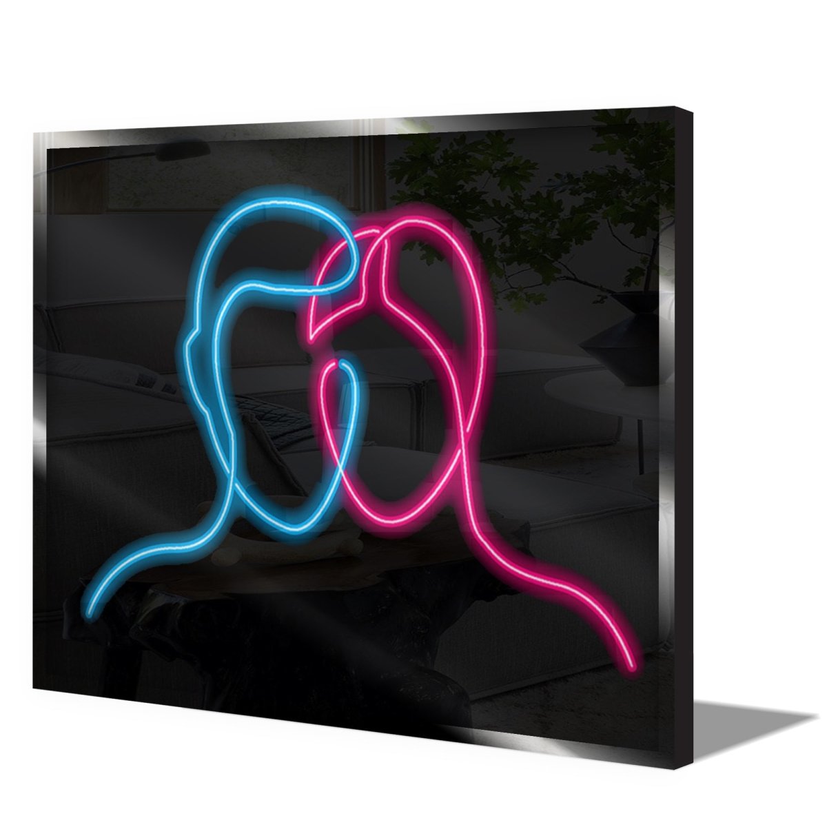 Personalised LED Neon Sign FACES - madaboutneon