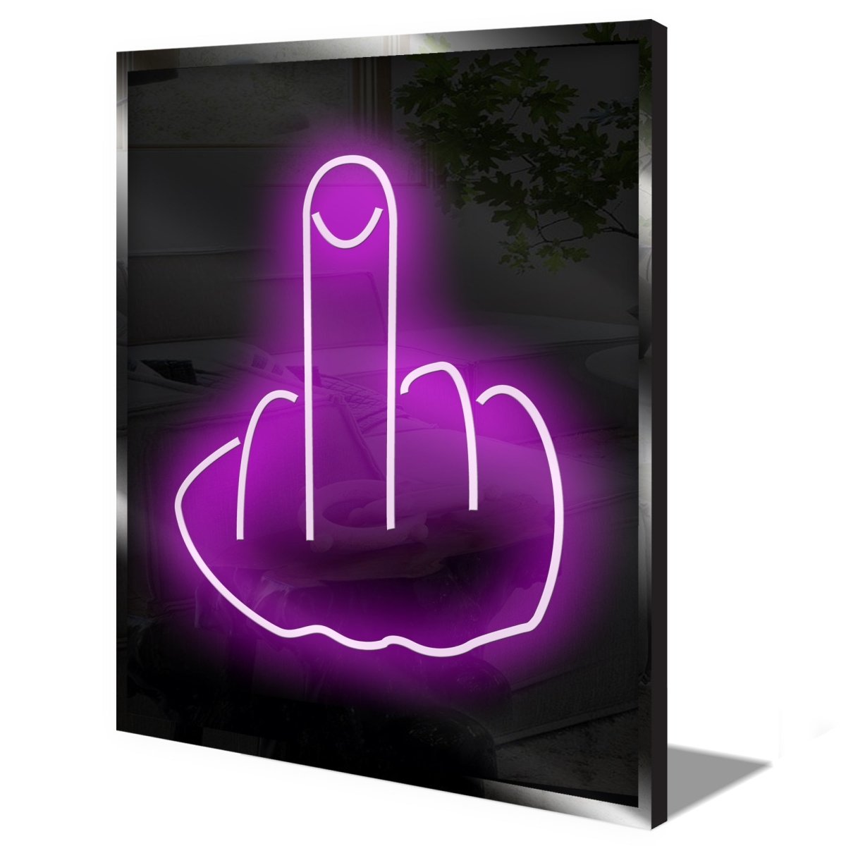 Personalised LED Neon Sign FINGER