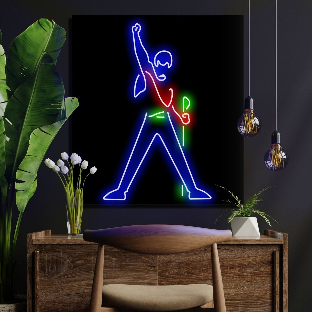 Personalised LED Neon Sign FREDDIE - madaboutneon