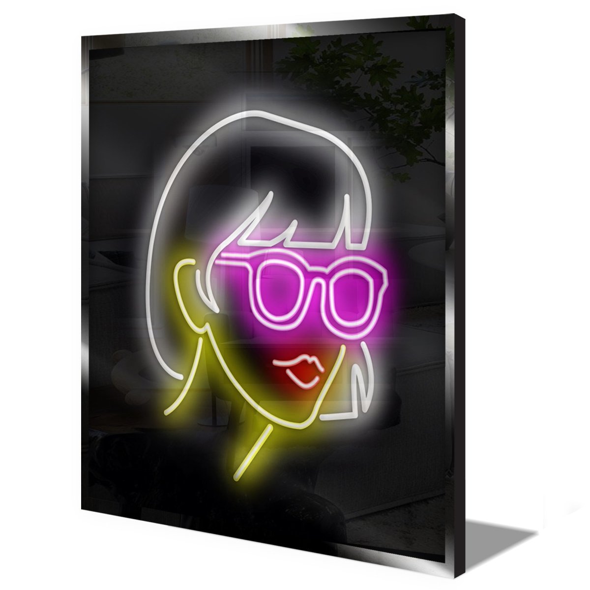 Personalised LED Neon Sign FRINGE WITH SHADES - madaboutneon