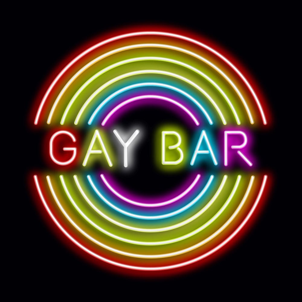 Personalised LED Neon Sign GAY BAR - madaboutneon