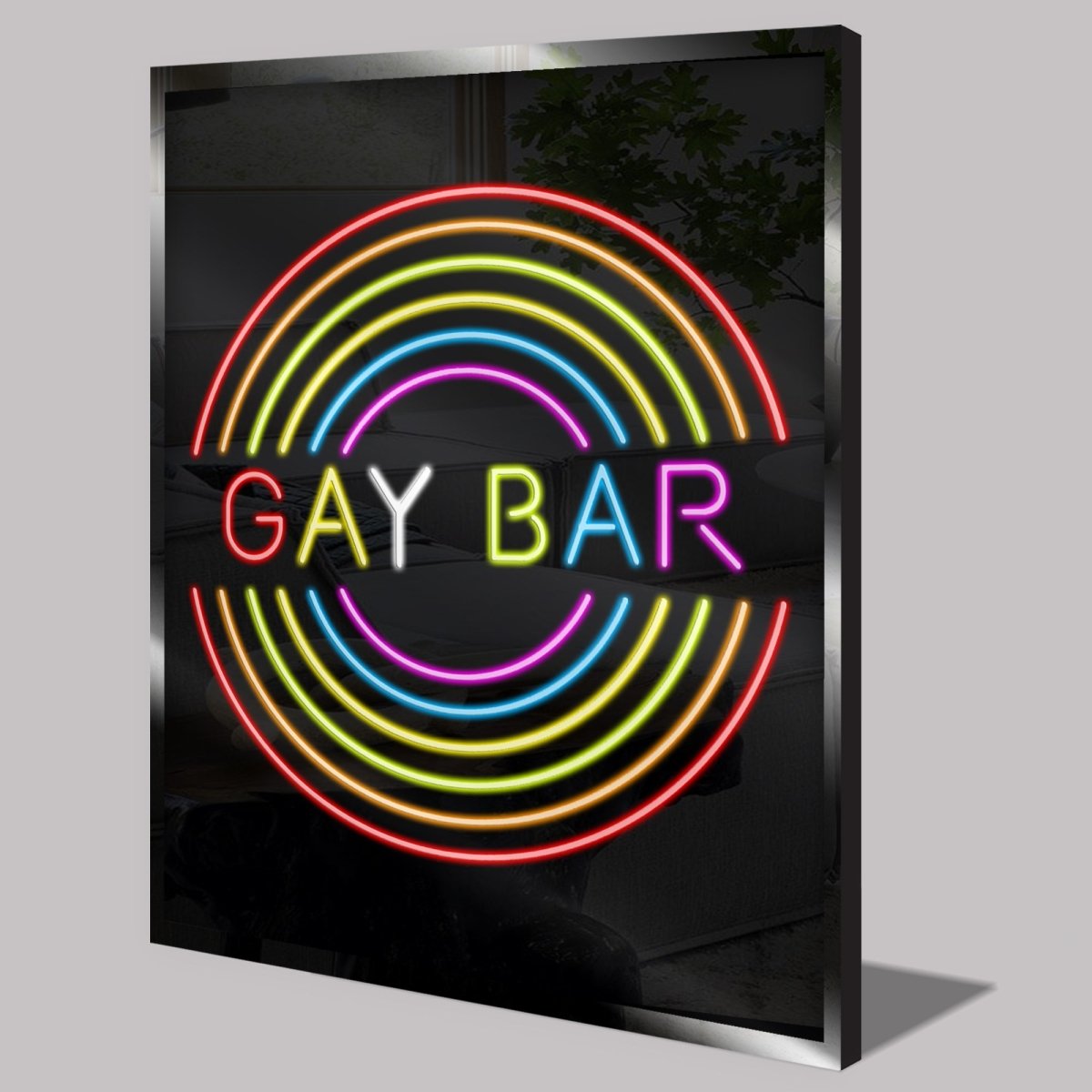 Personalised LED Neon Sign GAY BAR - madaboutneon