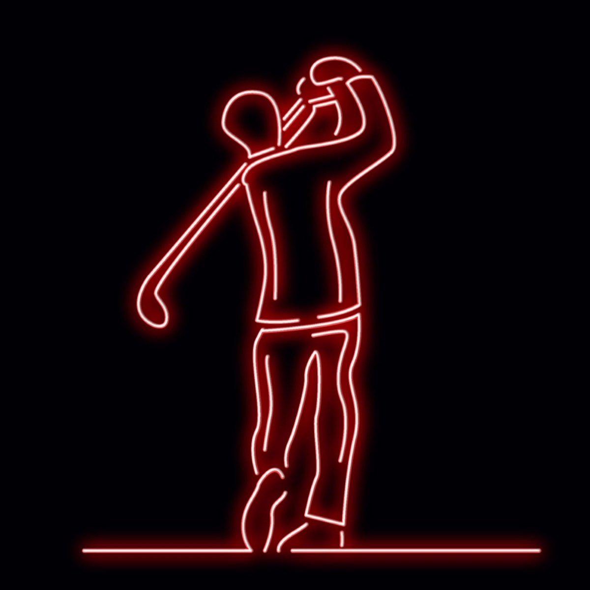 Personalised LED Neon Sign GOLF 4 - madaboutneon