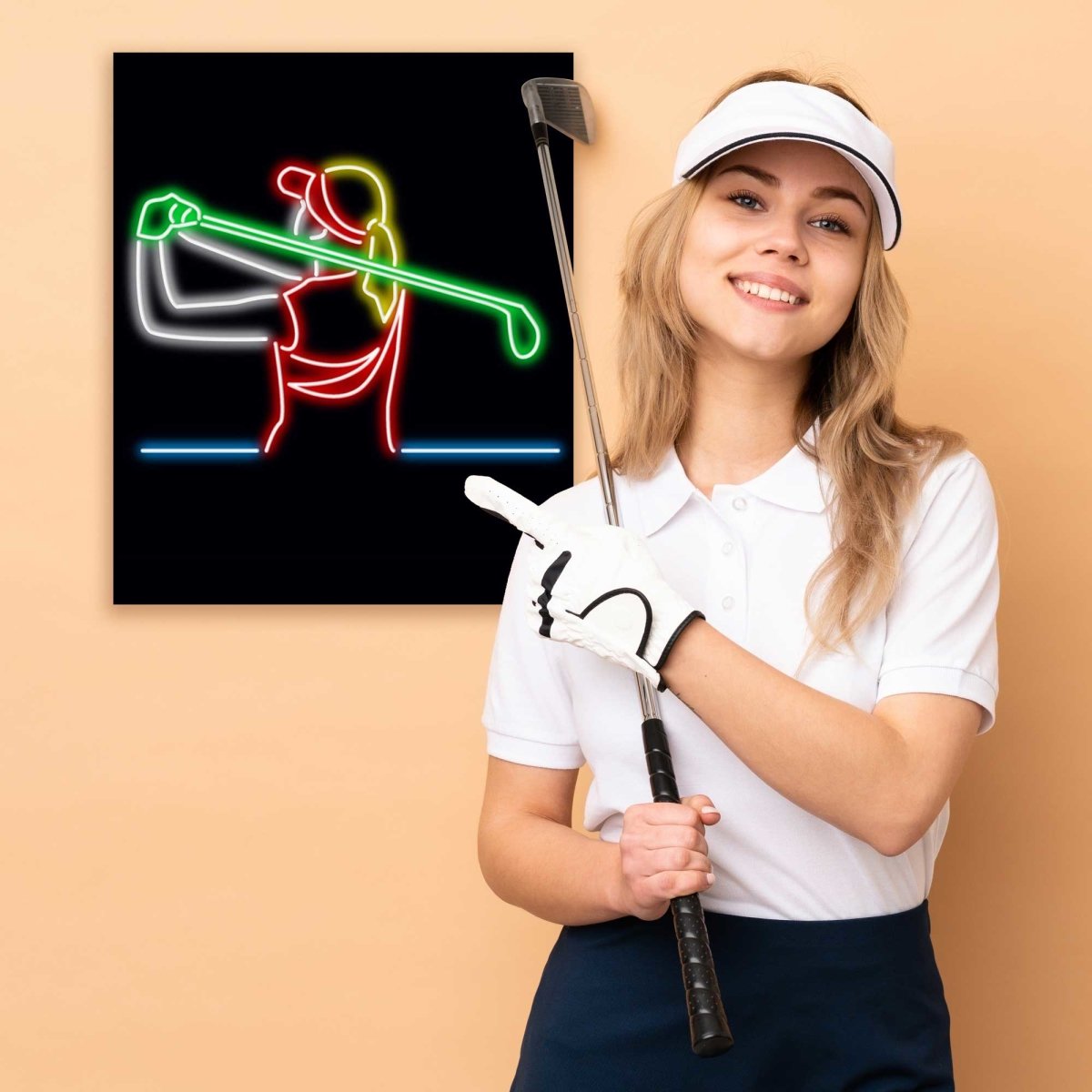 Personalised LED Neon Sign GOLFER - madaboutneon