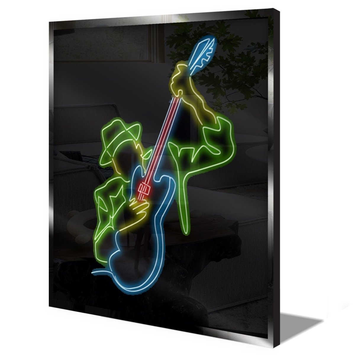 Personalised LED Neon Sign GUITAR 3 - madaboutneon